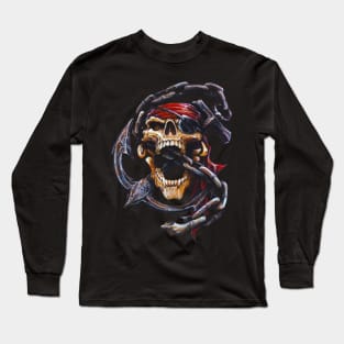 Pirate Anchor Long Sleeve T-Shirt